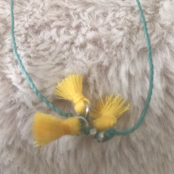 Pura vida blue and yellow string bracelet - Picture 2 of 6